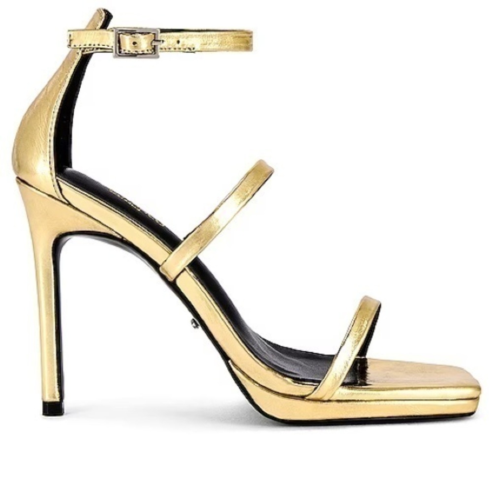 Tony Bianco Forza Sandal in Gold Foil